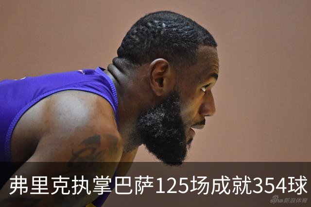 弗里克执掌巴萨125场成就354球，开局八连胜轰下36球